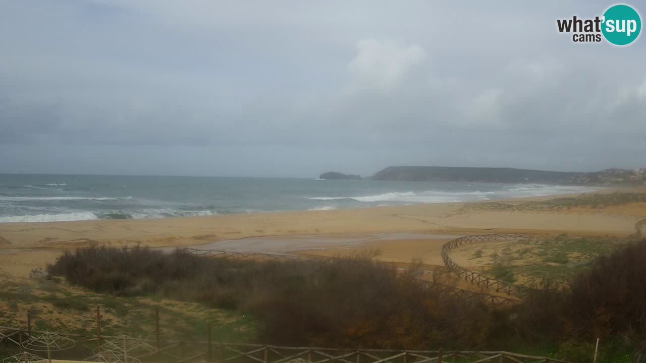 Webcam Torre dei Corsari – Vista live sulla spiaggia da Punta Usai