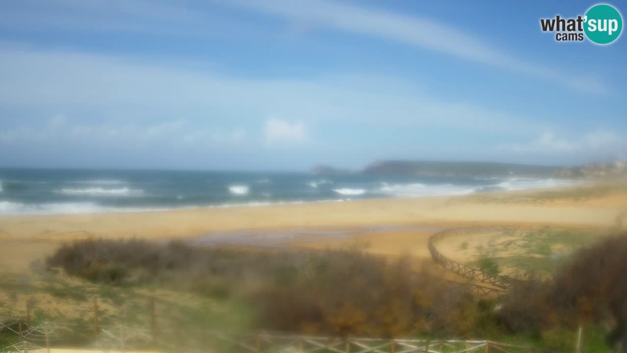 Web kamera Torre dei Corsari – Pogled uživo na plažu s Punta Usai