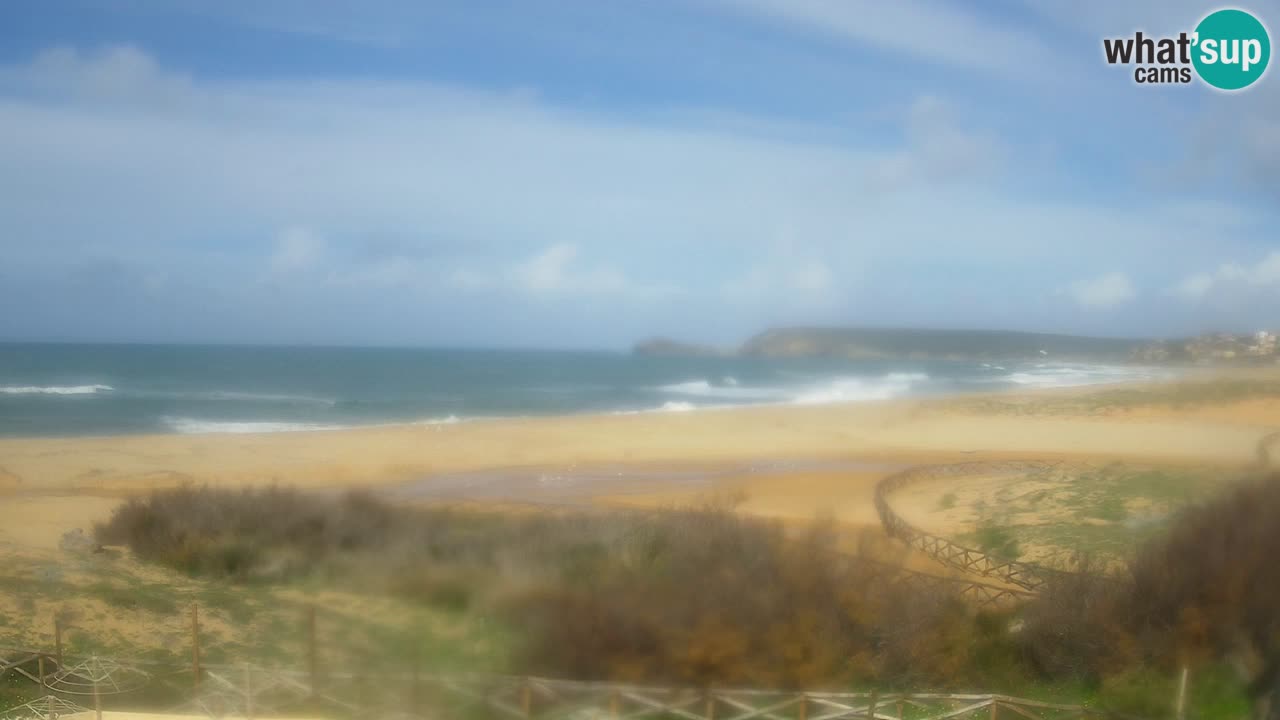 Webcam Torre dei Corsari – Vista live sulla spiaggia da Punta Usai