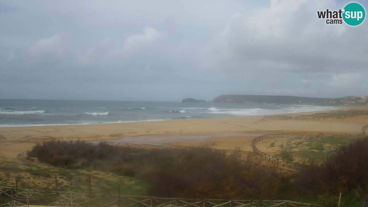 Webcam Torre dei Corsari – Vue en direct sur la plage depuis Punta Usai