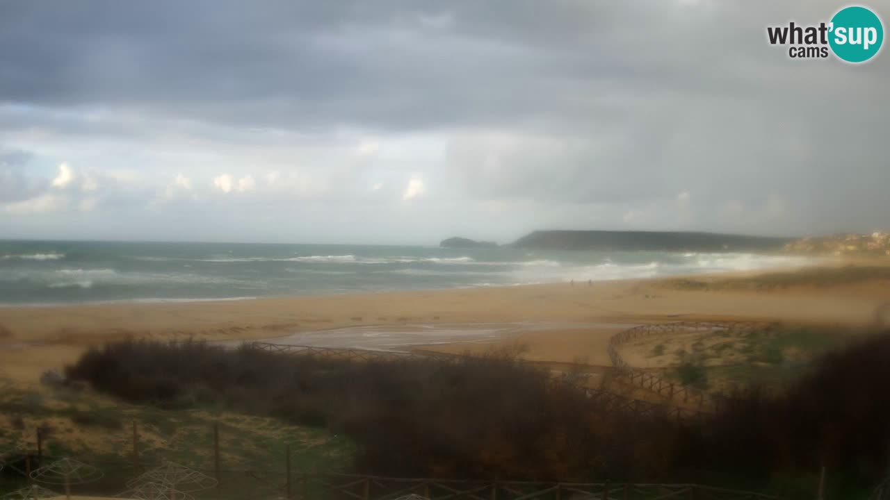 Webcam Torre dei Corsari – Liveblick auf den Strand von Punta Usai