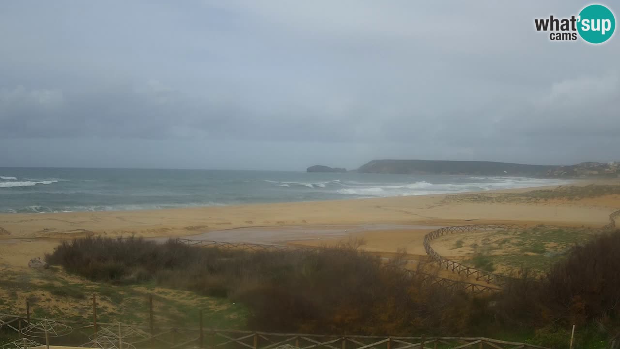 Webcam Torre dei Corsari – Vista live sulla spiaggia da Punta Usai