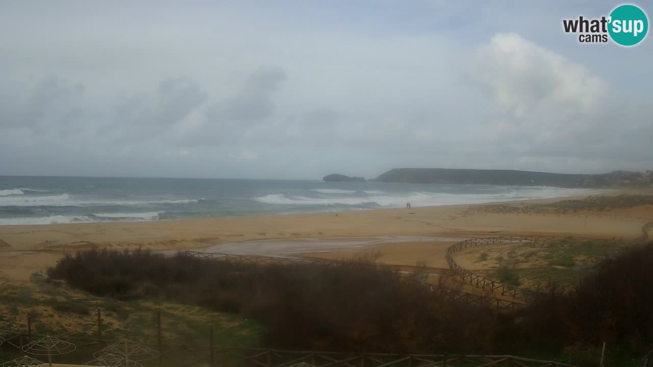 Webcam Torre dei Corsari – Vista live sulla spiaggia da Punta Usai