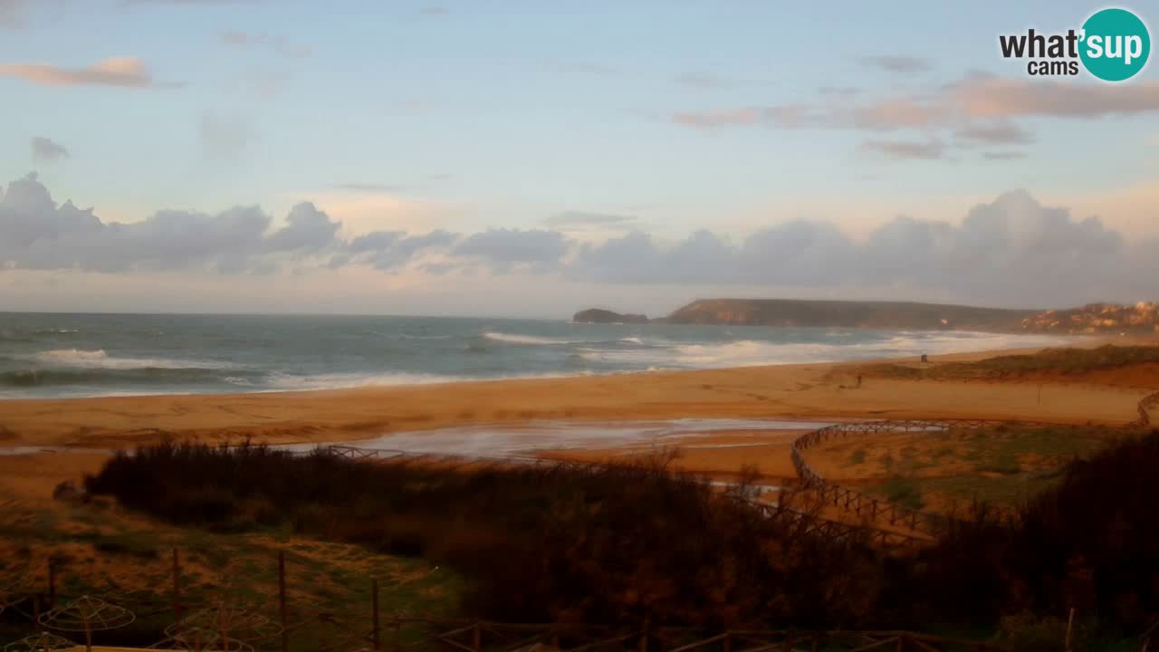 Webcam Torre dei Corsari – Live Beach View from Punta Usai