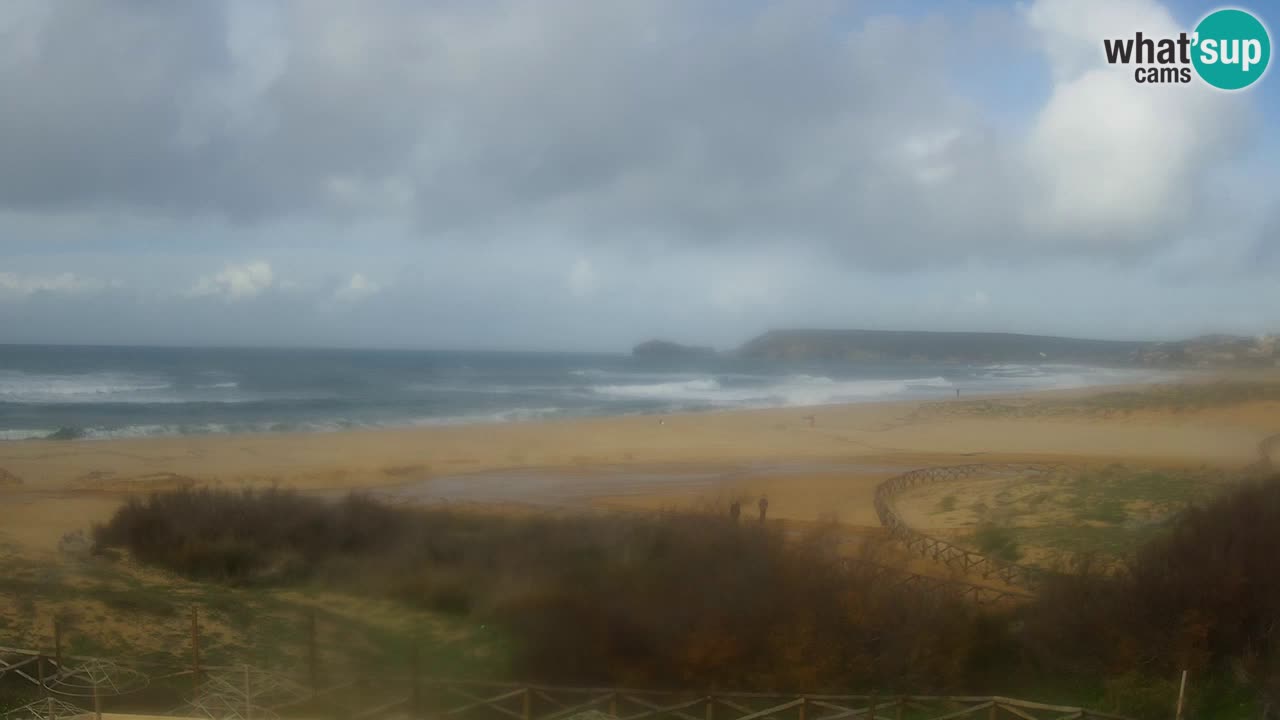 Webcam Torre dei Corsari – Live Beach View from Punta Usai