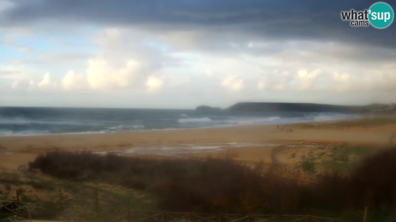 Webcam Torre dei Corsari – Vista live sulla spiaggia da Punta Usai
