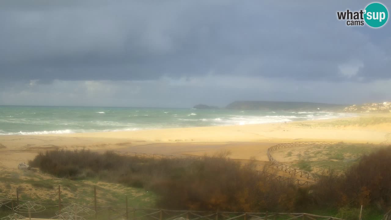 Webcam Torre dei Corsari – Liveblick auf den Strand von Punta Usai