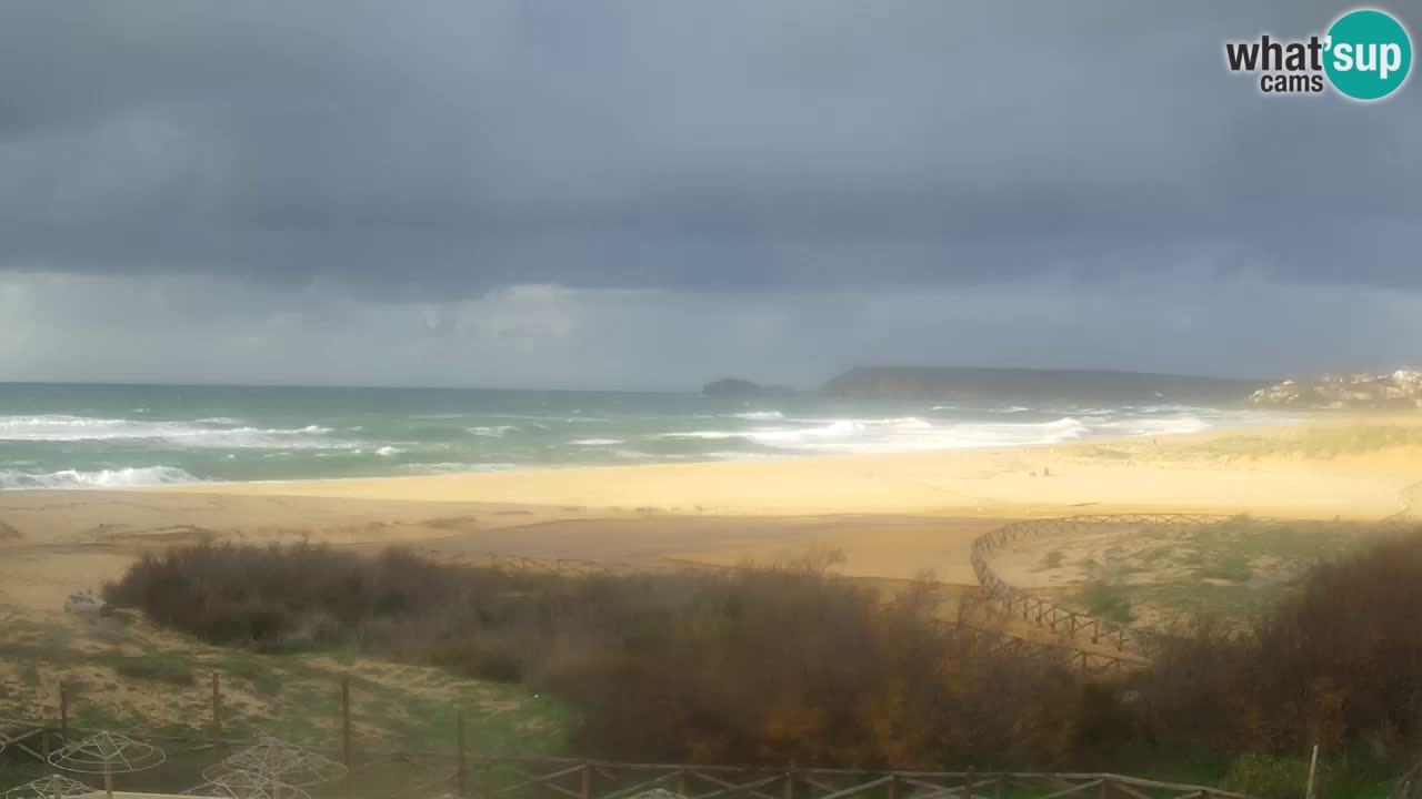 Webcam Torre dei Corsari – Vue en direct sur la plage depuis Punta Usai