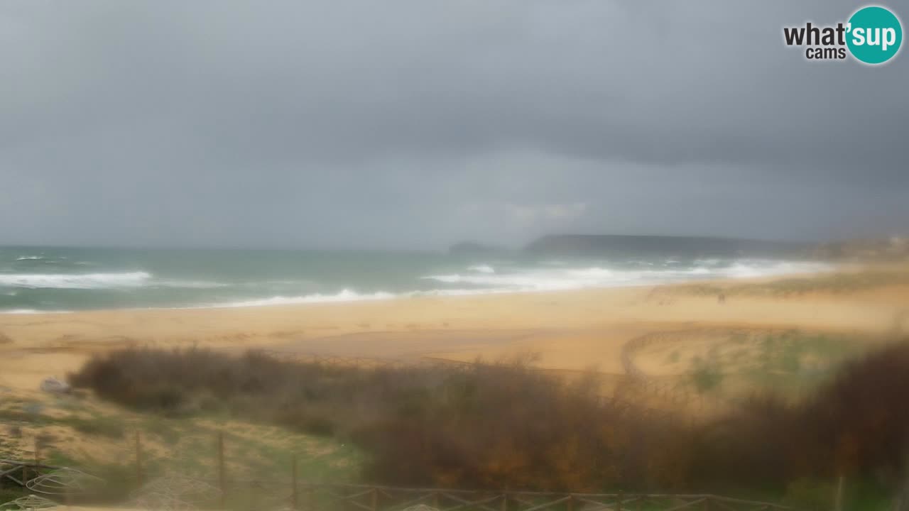 Cámara web Torre dei Corsari – Vista en directo de la playa desde Punta Usai