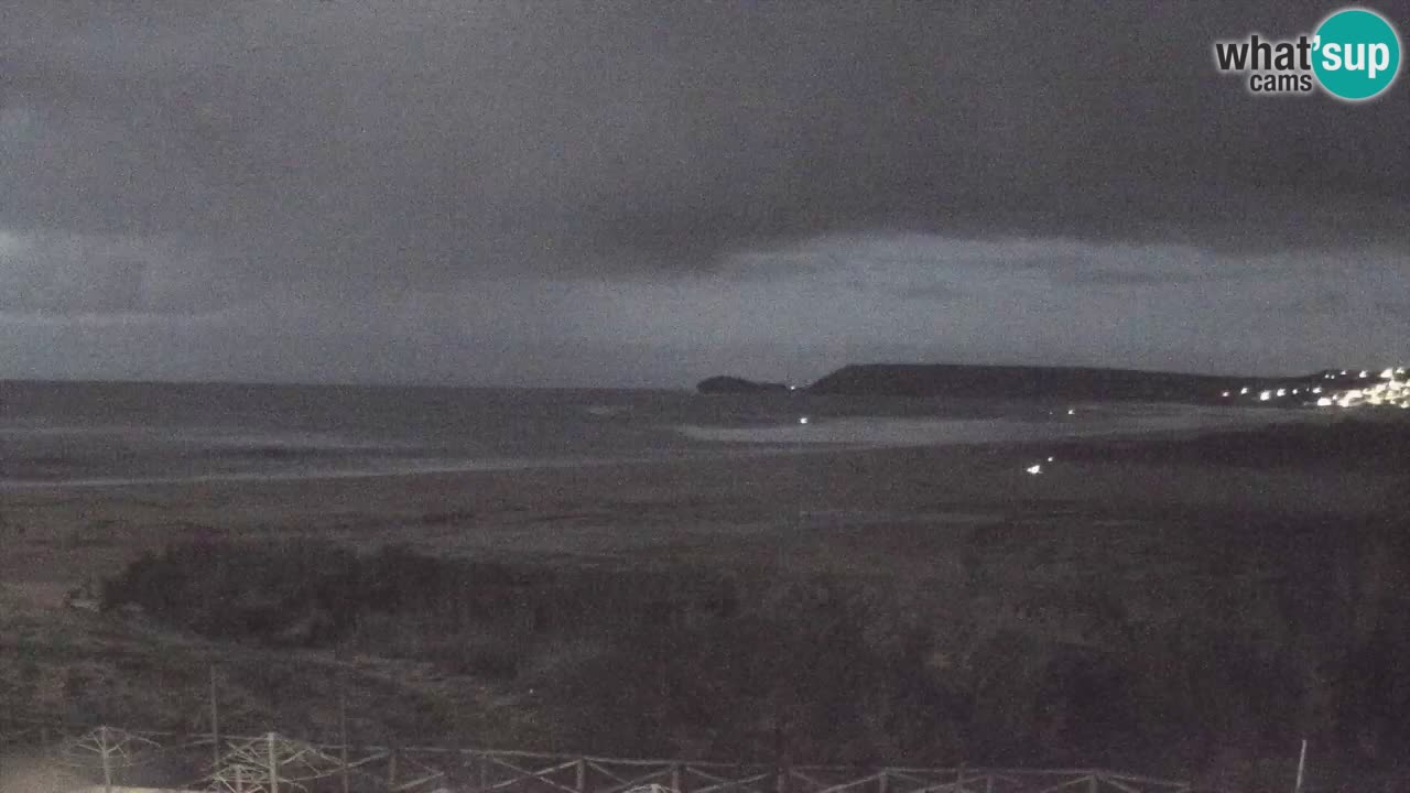 Webcam Torre dei Corsari – Vista live sulla spiaggia da Punta Usai