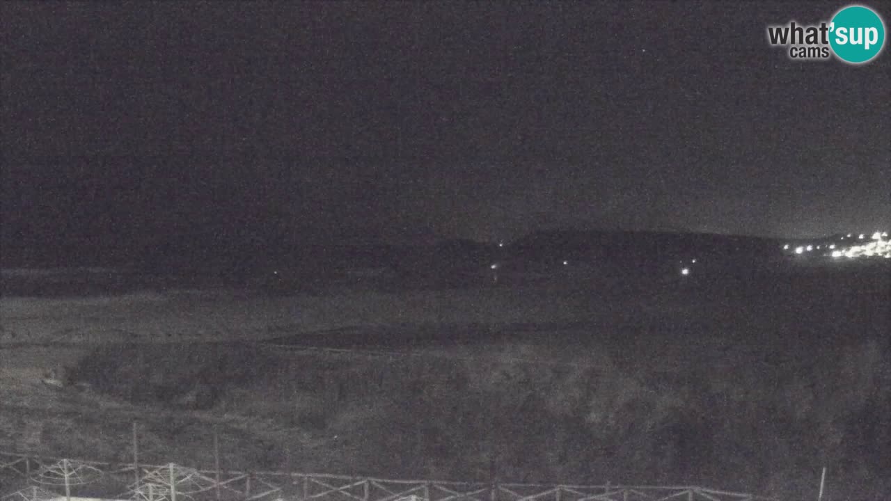 Webcam Torre dei Corsari – Vista live sulla spiaggia da Punta Usai