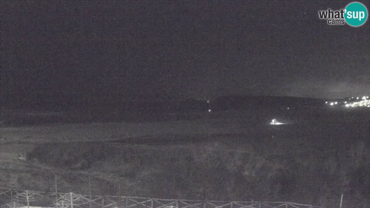 Webcam Torre dei Corsari – Vista live sulla spiaggia da Punta Usai