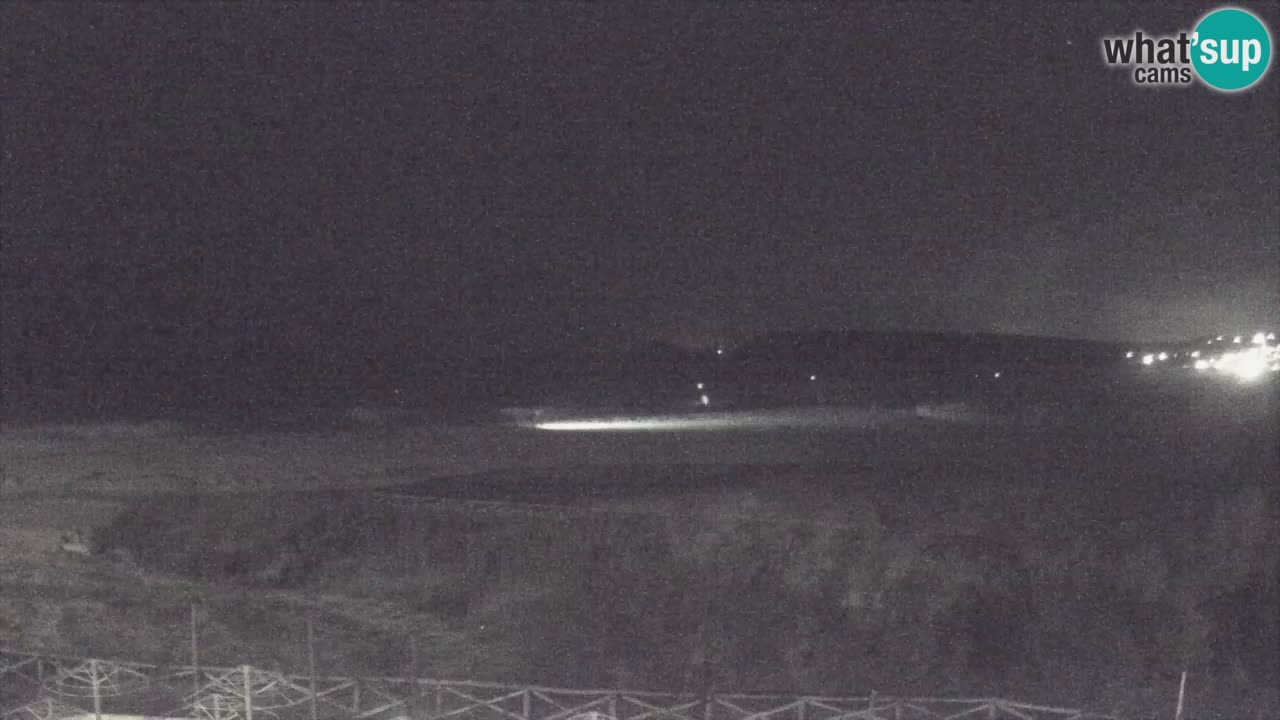 Webcam Torre dei Corsari – Vista live sulla spiaggia da Punta Usai