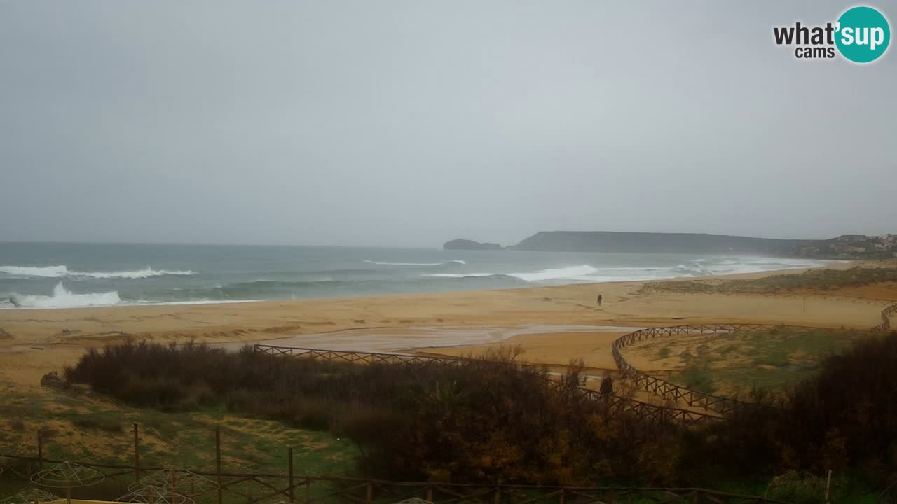 Webcam Torre dei Corsari – Vista live sulla spiaggia da Punta Usai