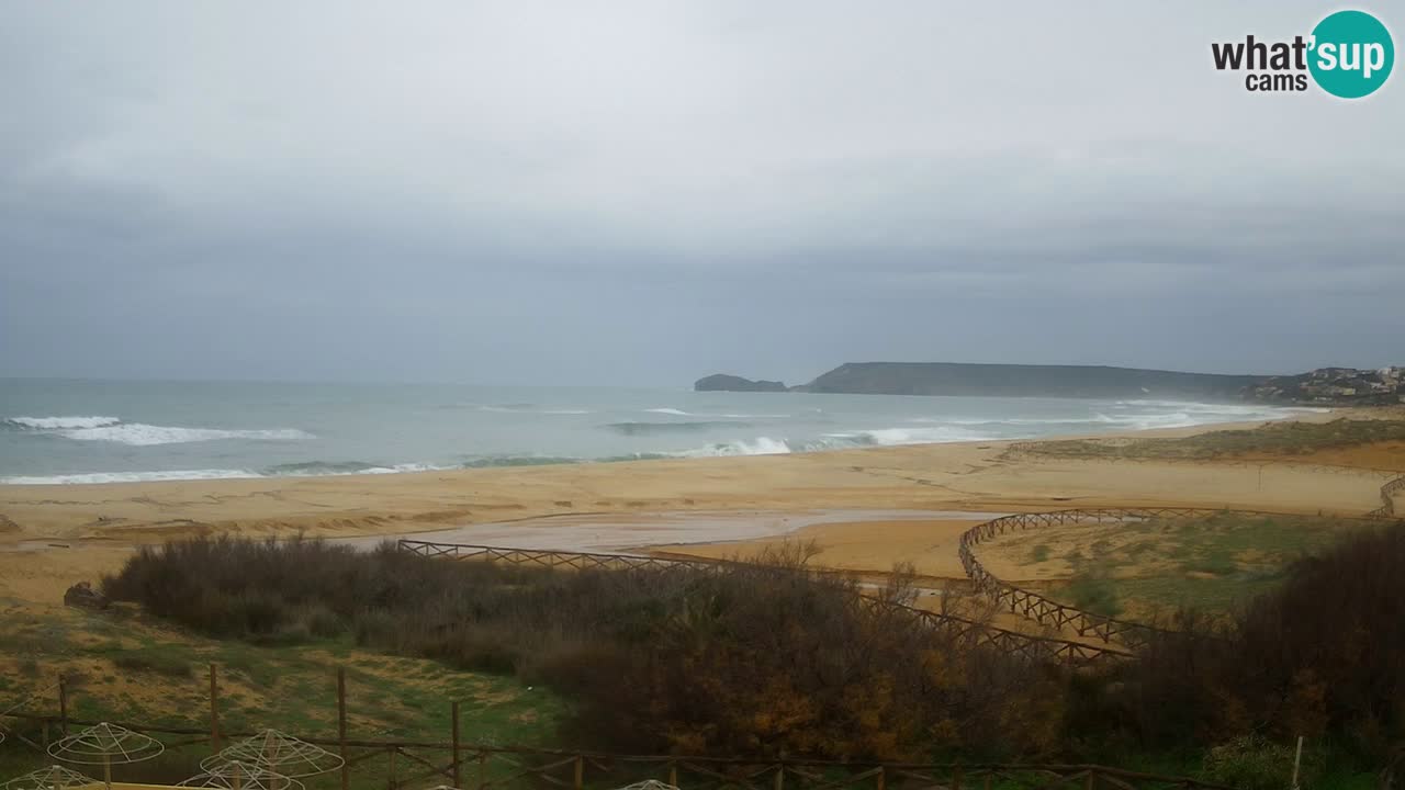 Cámara web Torre dei Corsari – Vista en directo de la playa desde Punta Usai