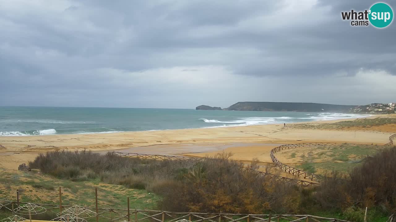 Spletna kamera Torre dei Corsari – Pogled v živo na plažo s Punta Usai