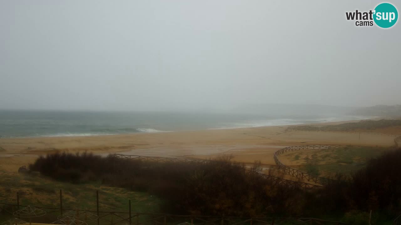 Cámara web Torre dei Corsari – Vista en directo de la playa desde Punta Usai