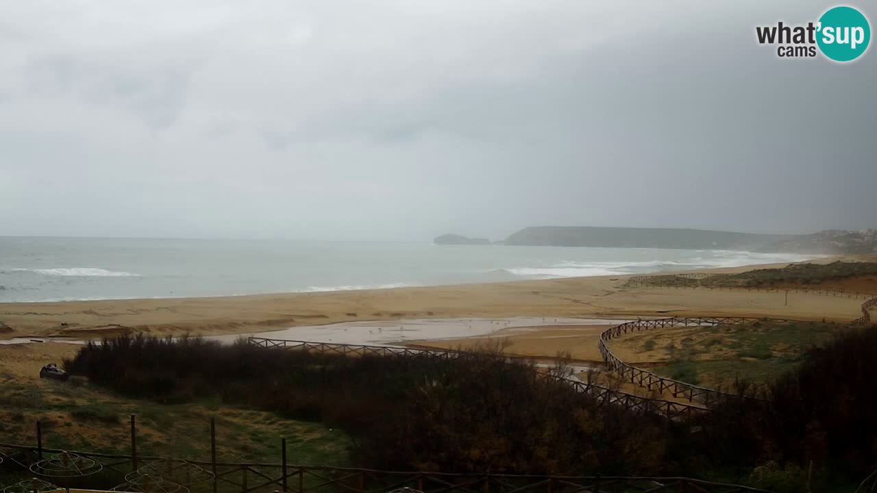 Cámara web Torre dei Corsari – Vista en directo de la playa desde Punta Usai