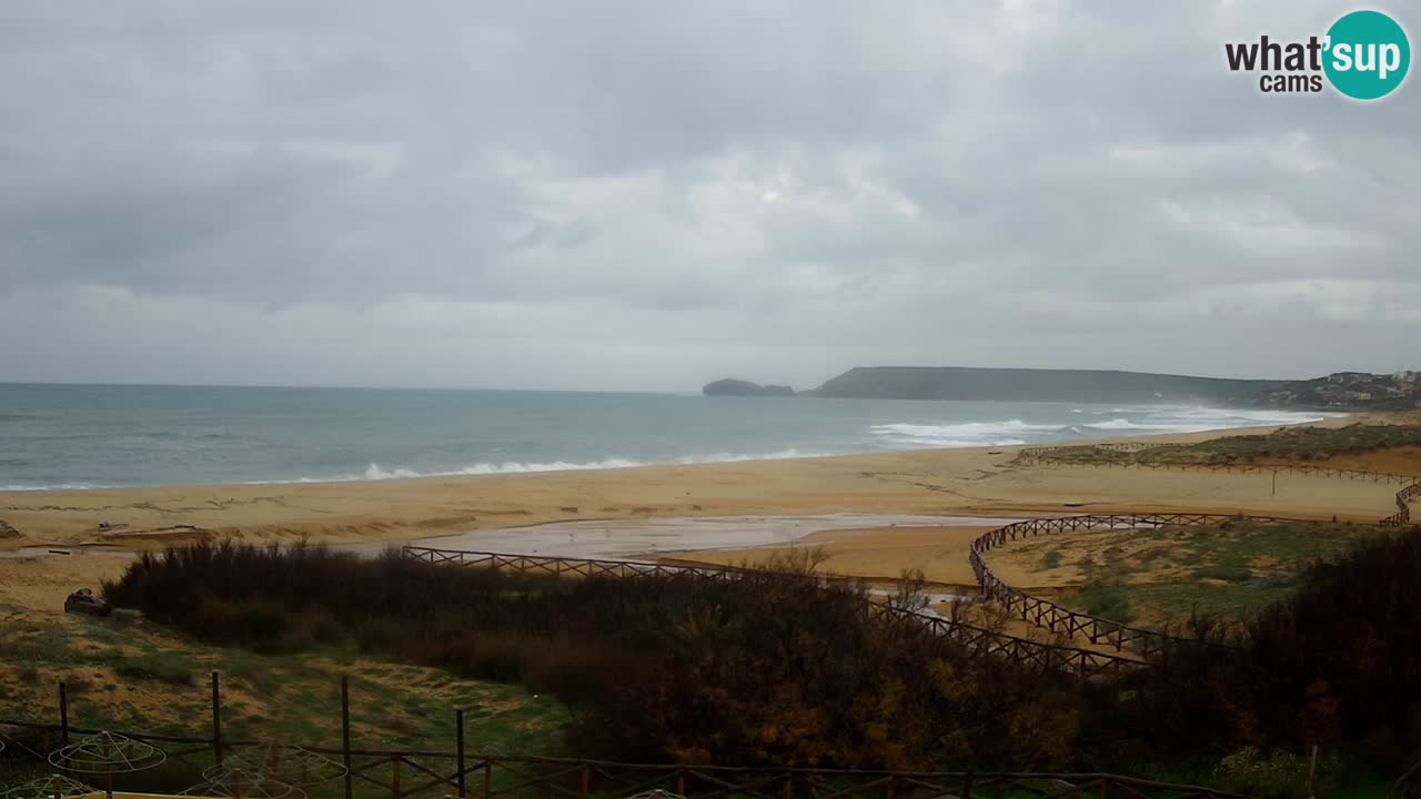 Cámara web Torre dei Corsari – Vista en directo de la playa desde Punta Usai