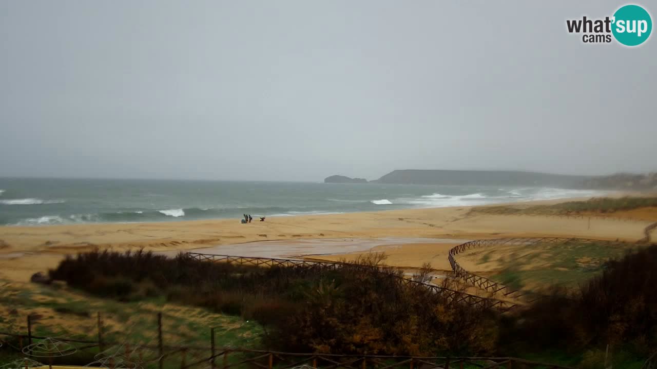 Webcam Torre dei Corsari – Liveblick auf den Strand von Punta Usai