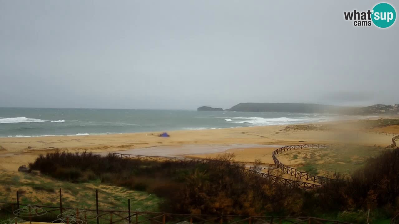 Web kamera Torre dei Corsari – Pogled uživo na plažu s Punta Usai