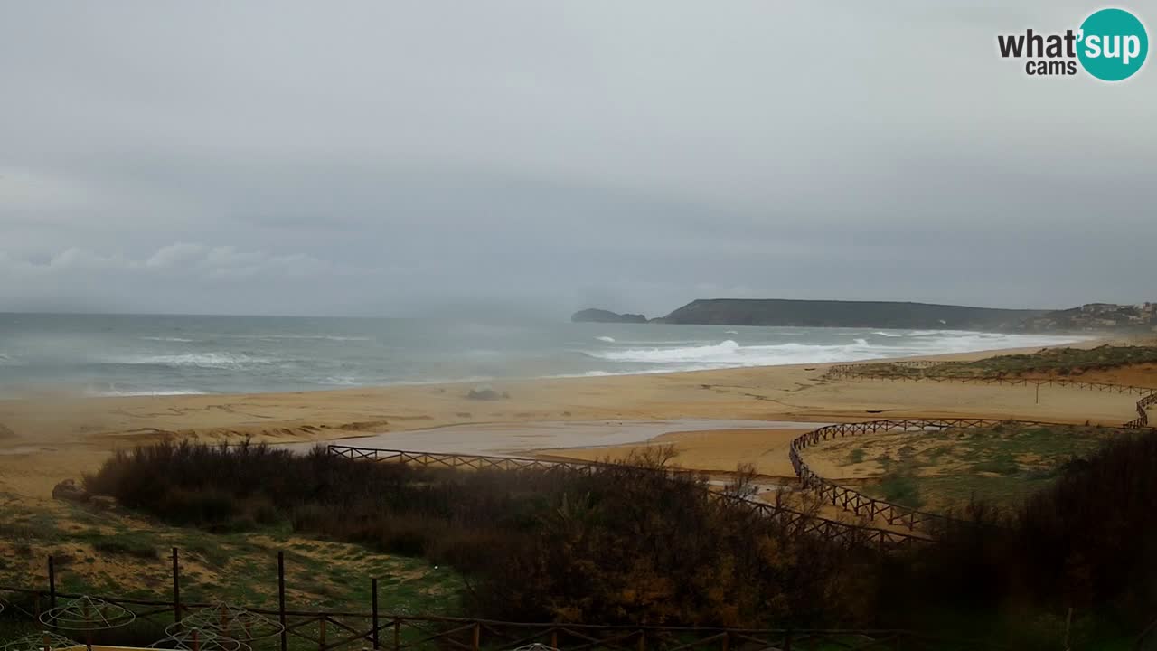 Webcam Torre dei Corsari – Liveblick auf den Strand von Punta Usai