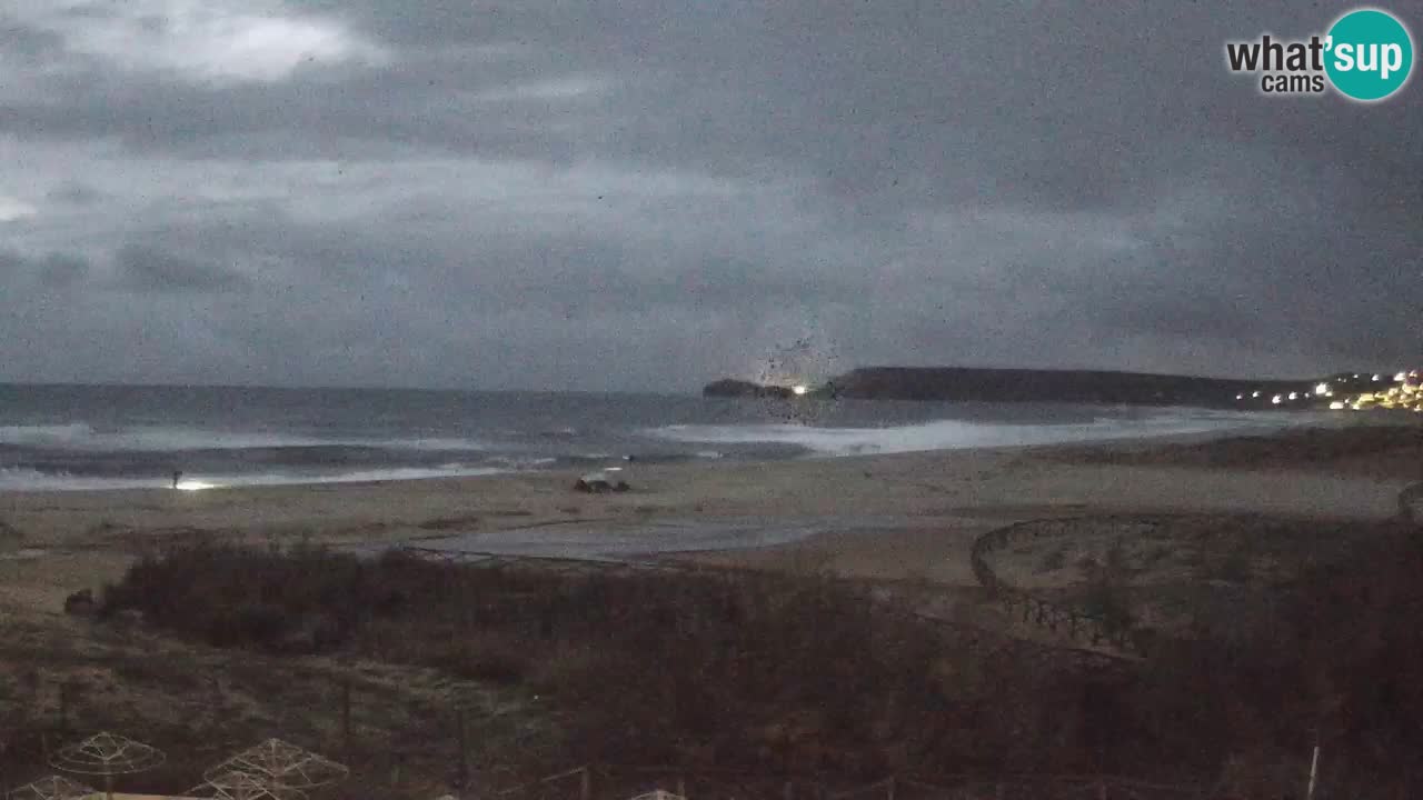 Webcam Torre dei Corsari – Liveblick auf den Strand von Punta Usai