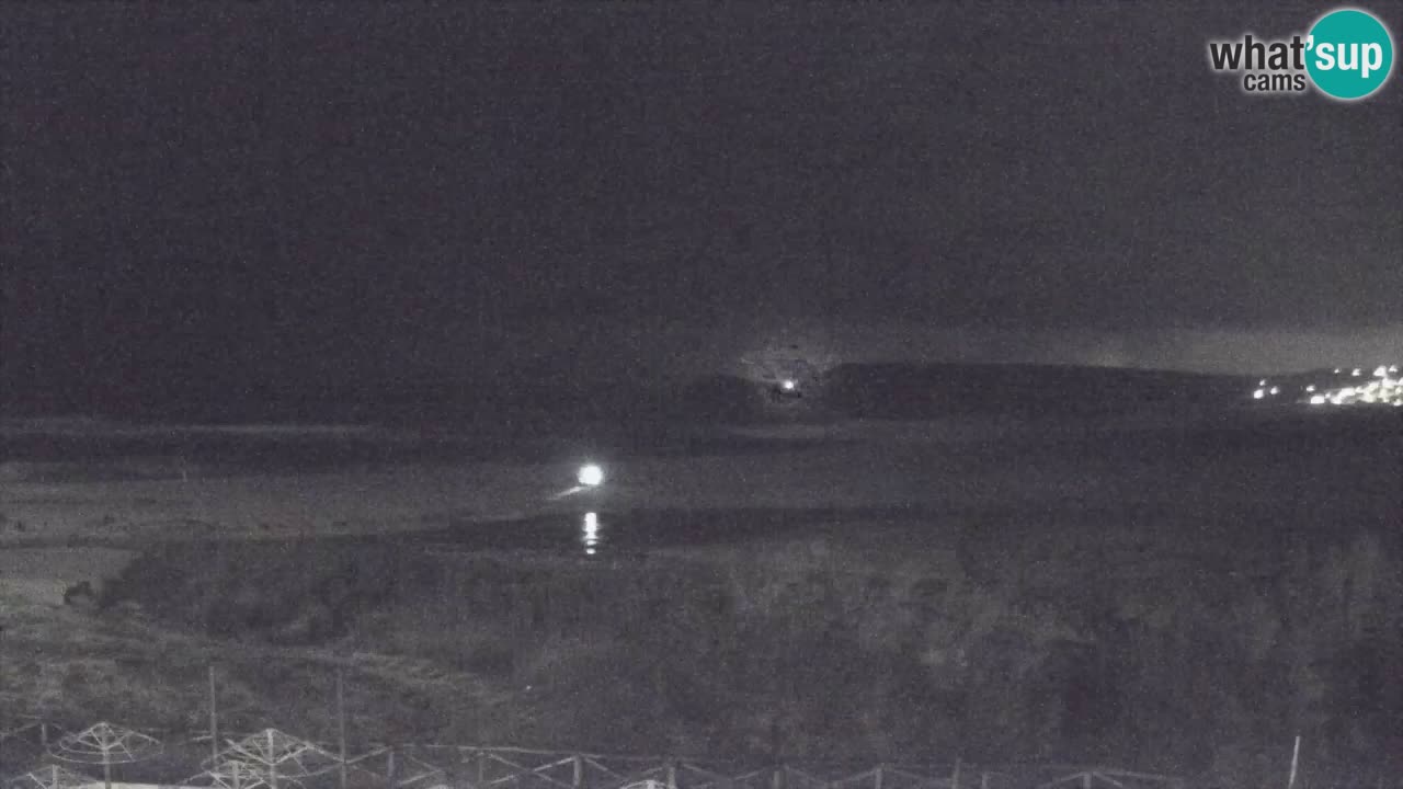 Cámara web Torre dei Corsari – Vista en directo de la playa desde Punta Usai