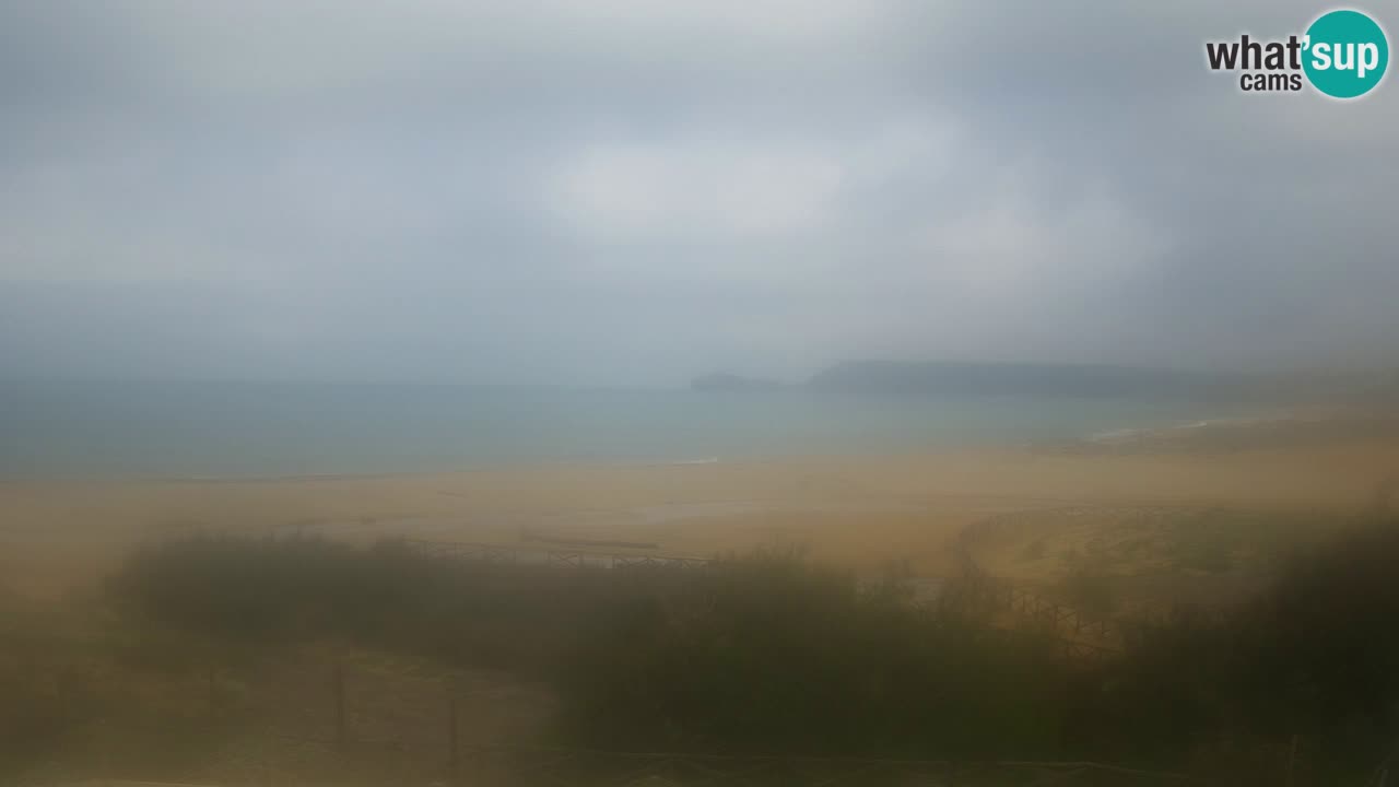 Webcam Torre dei Corsari – Live Beach View from Punta Usai