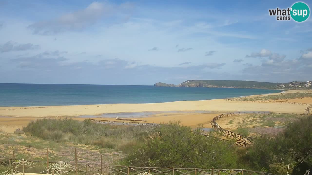 Spletna kamera Torre dei Corsari – Pogled v živo na plažo s Punta Usai