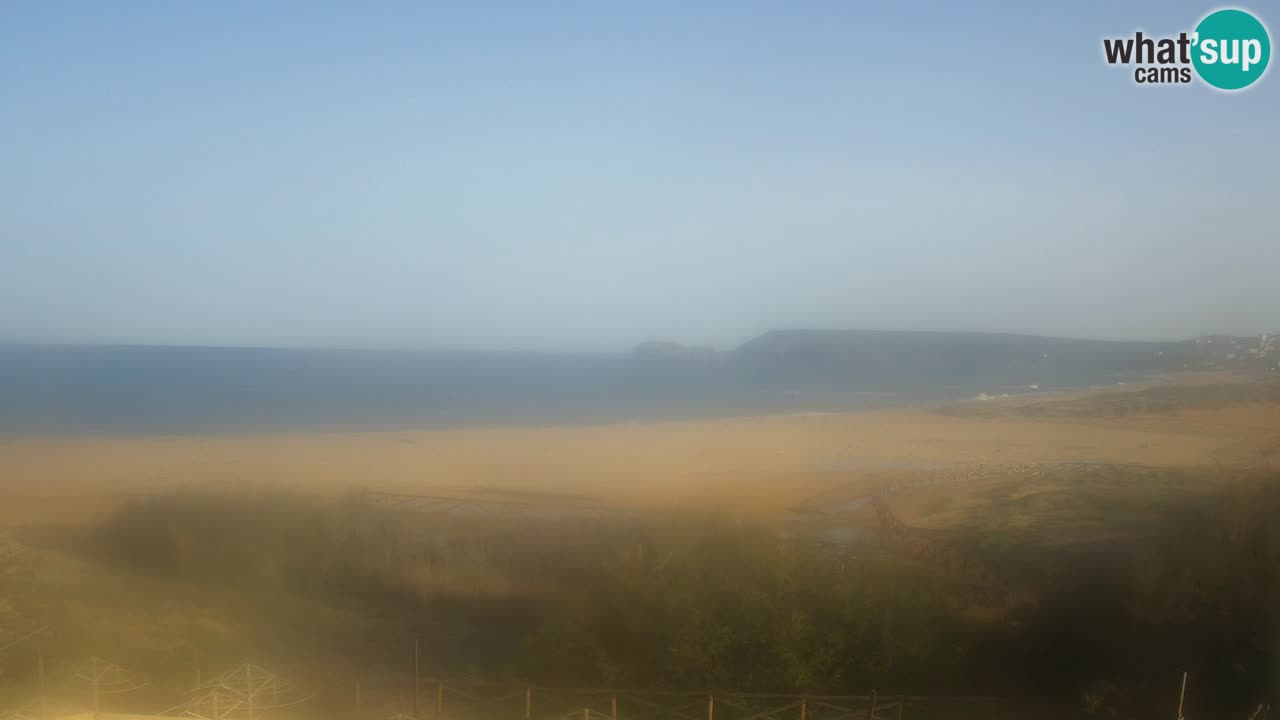 Webcam Torre dei Corsari – Liveblick auf den Strand von Punta Usai