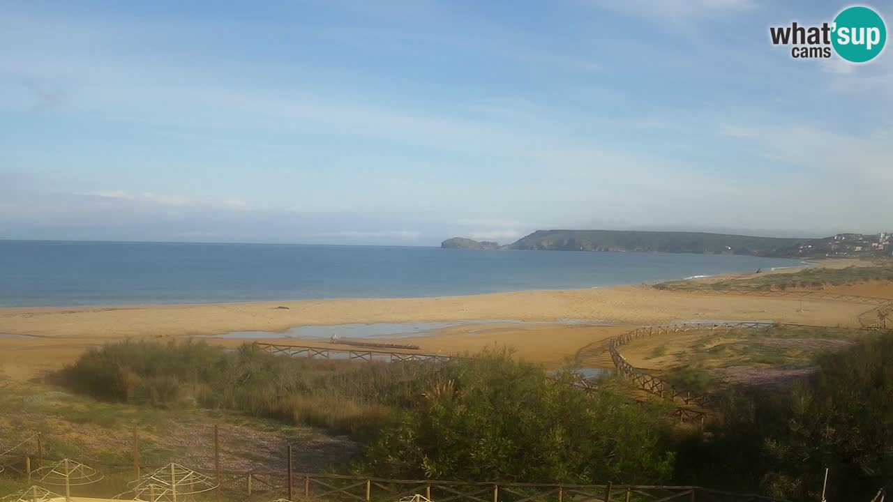 Webcam Torre dei Corsari – Live Beach View from Punta Usai