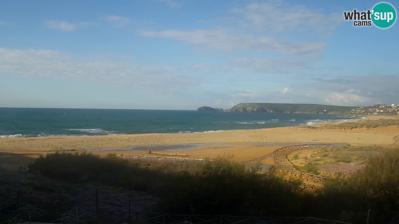 Cámara web Torre dei Corsari – Vista en directo de la playa desde Punta Usai