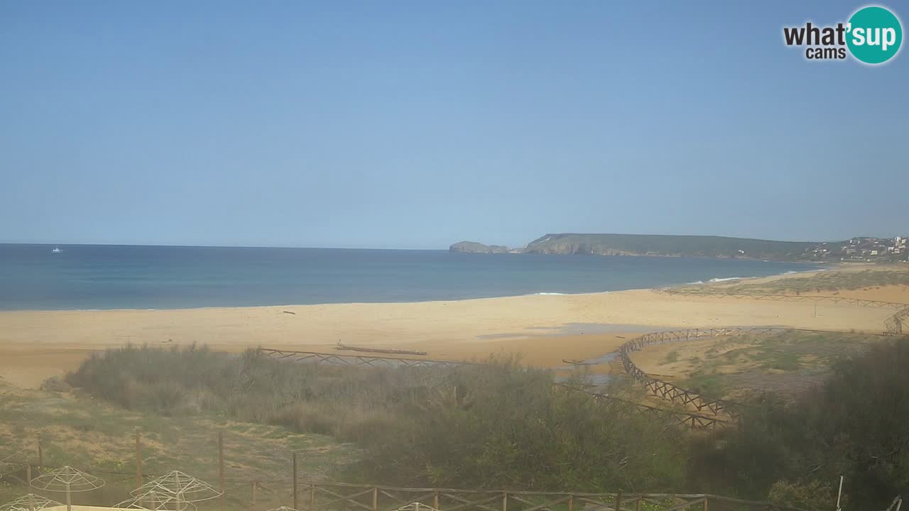 Webcam Torre dei Corsari – Vista live sulla spiaggia da Punta Usai
