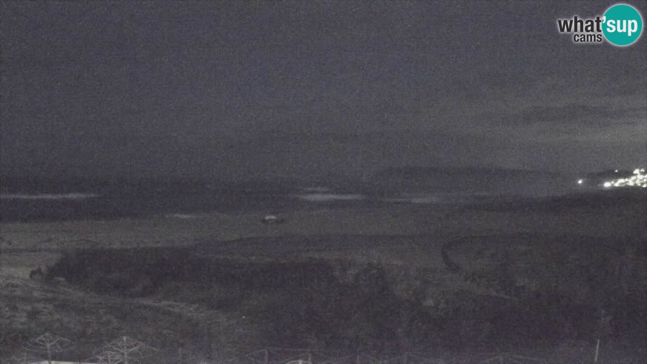 Webcam Torre dei Corsari – Vista live sulla spiaggia da Punta Usai