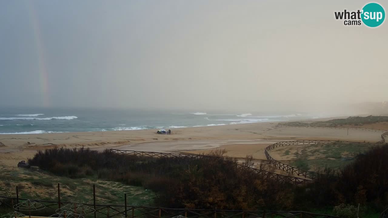 Spletna kamera Torre dei Corsari – Pogled v živo na plažo s Punta Usai