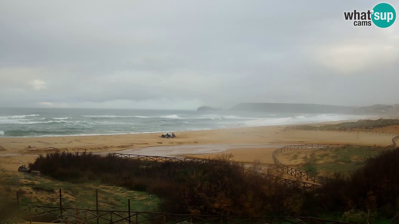 Cámara web Torre dei Corsari – Vista en directo de la playa desde Punta Usai