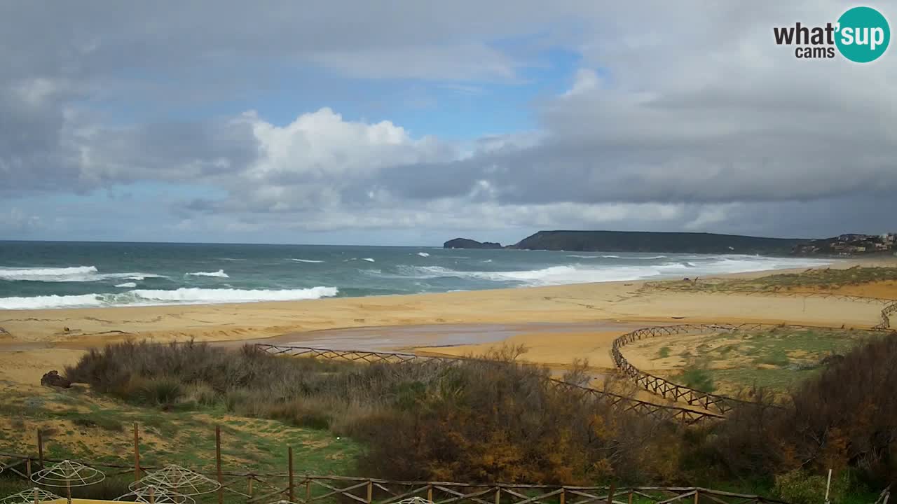 Webcam Torre dei Corsari – Vista live sulla spiaggia da Punta Usai