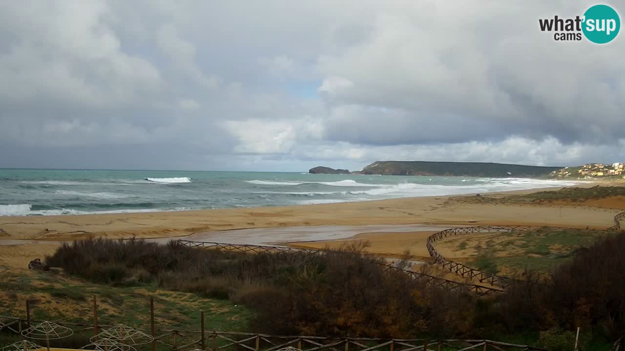 Cámara web Torre dei Corsari – Vista en directo de la playa desde Punta Usai