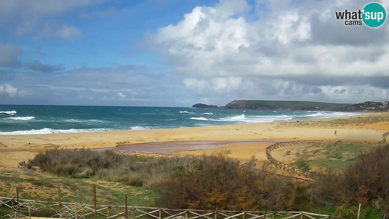 Webcam Torre dei Corsari – Liveblick auf den Strand von Punta Usai