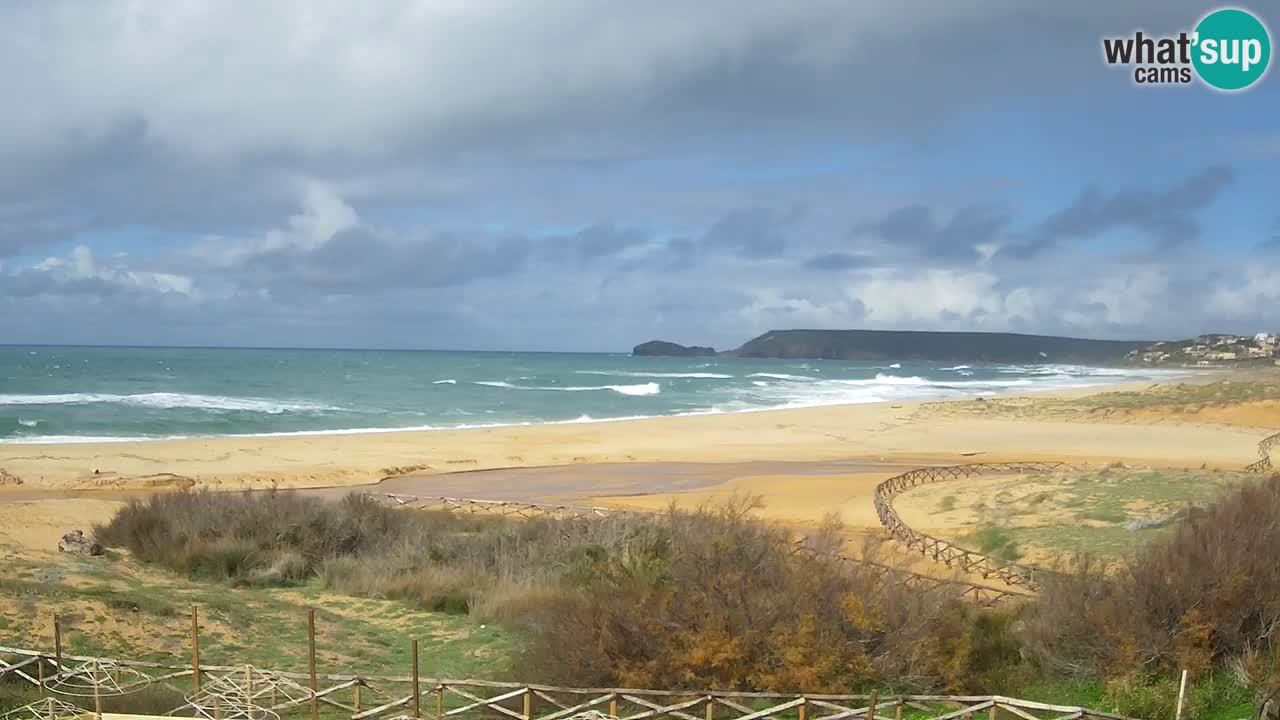 Webcam Torre dei Corsari – Vista live sulla spiaggia da Punta Usai