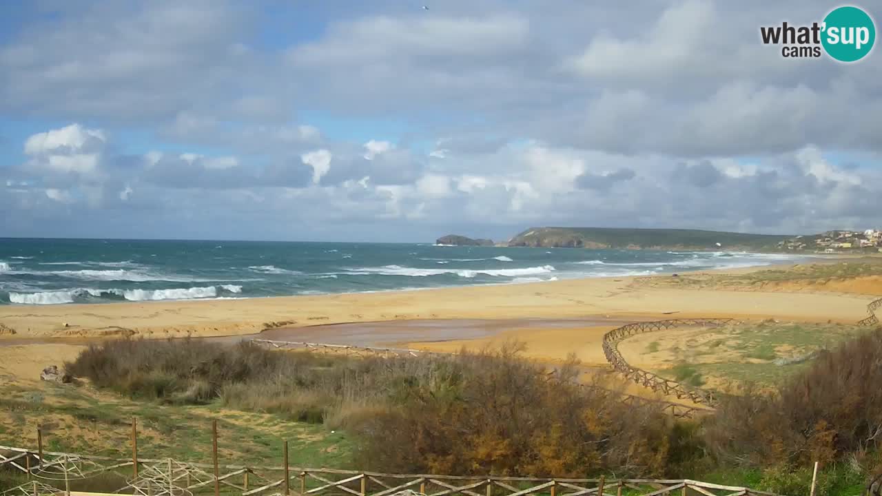 Cámara web Torre dei Corsari – Vista en directo de la playa desde Punta Usai