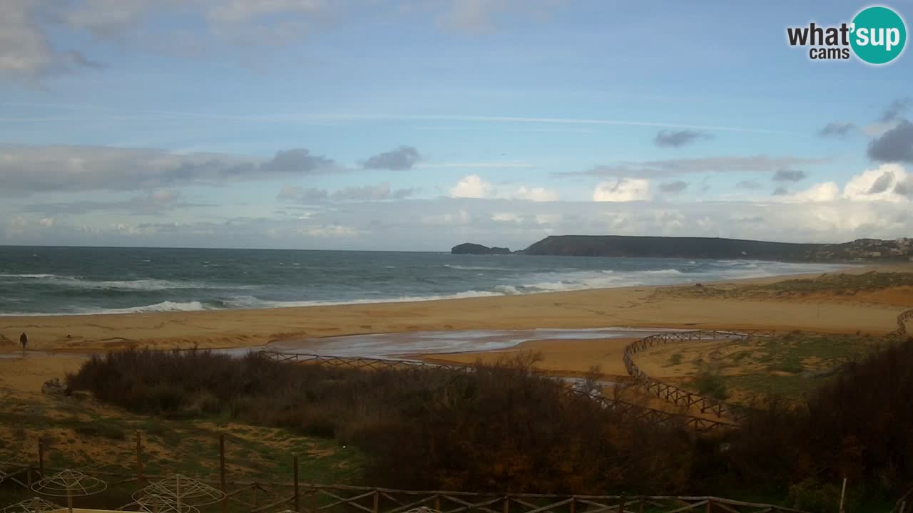 Webcam Torre dei Corsari – Live Beach View from Punta Usai