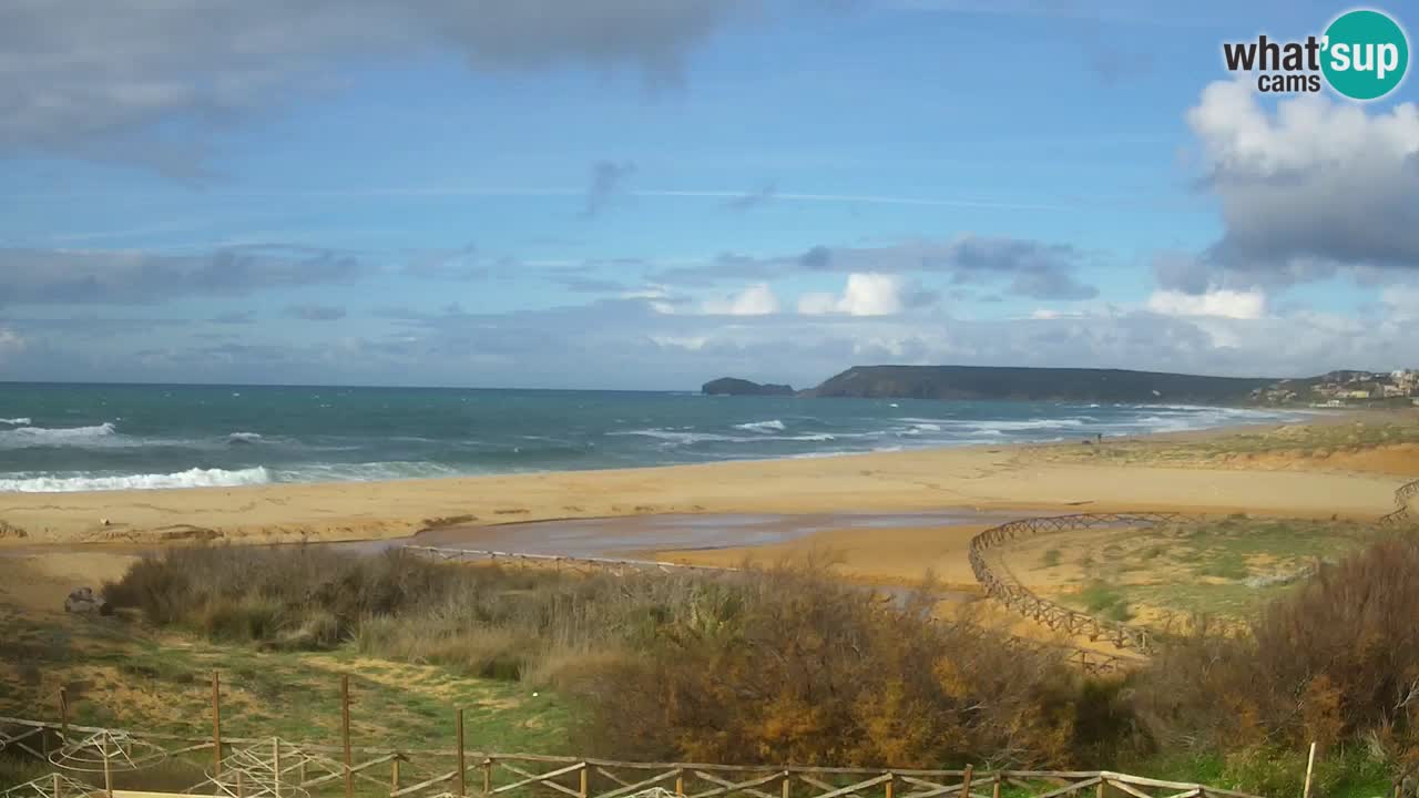 Cámara web Torre dei Corsari – Vista en directo de la playa desde Punta Usai