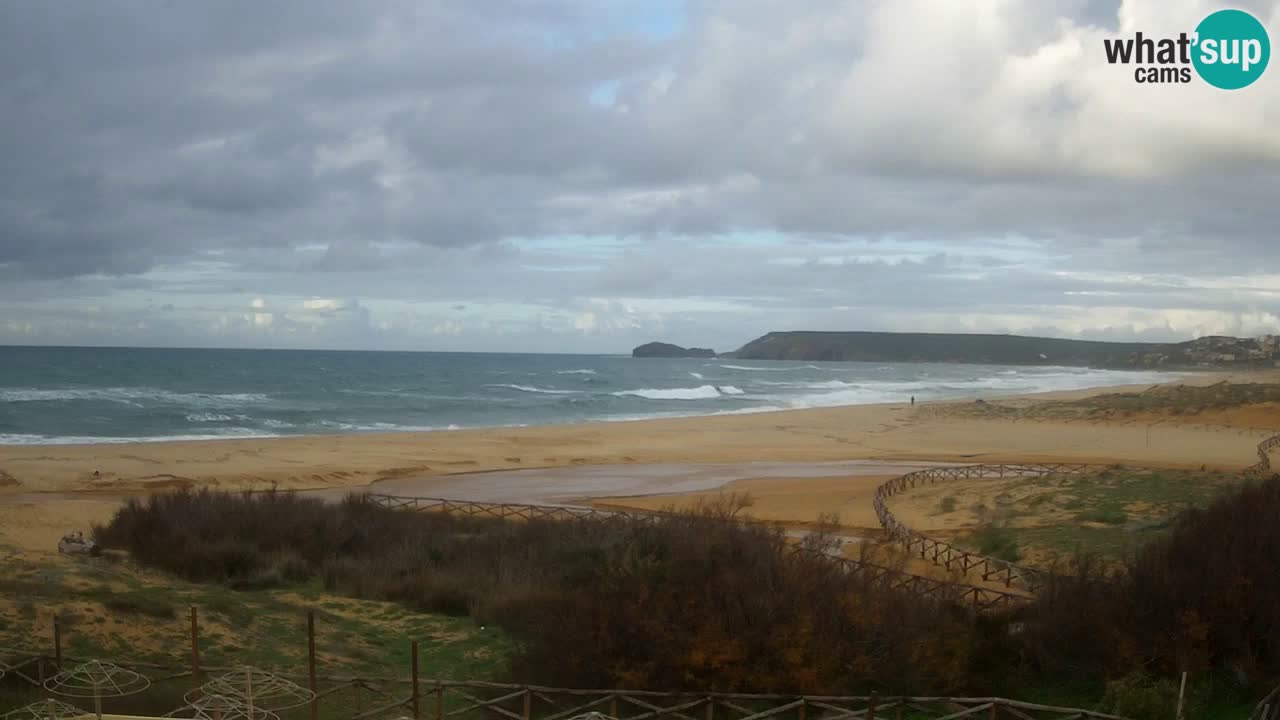 Web kamera Torre dei Corsari – Pogled uživo na plažu s Punta Usai