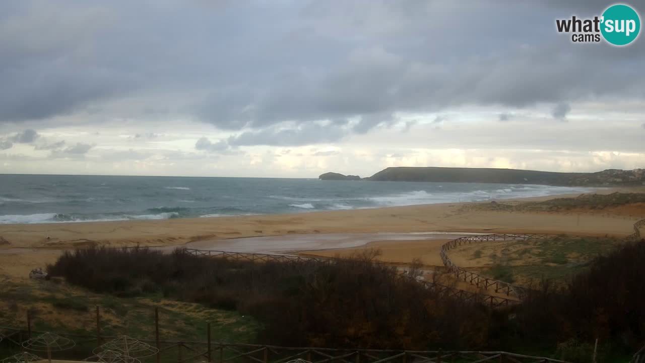Webcam Torre dei Corsari – Vue en direct sur la plage depuis Punta Usai