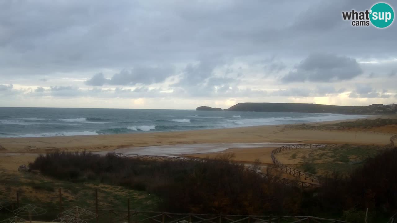 Webcam Torre dei Corsari – Liveblick auf den Strand von Punta Usai