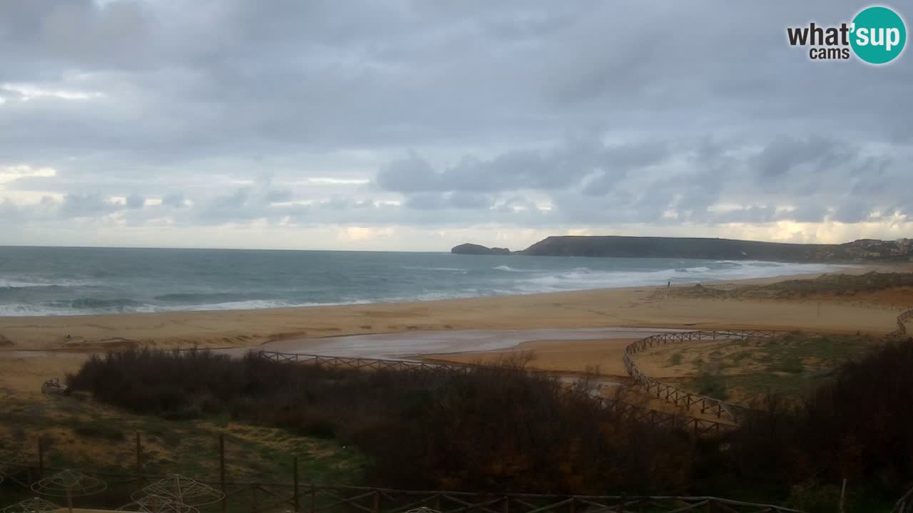 Cámara web Torre dei Corsari – Vista en directo de la playa desde Punta Usai