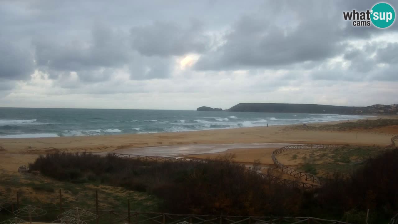 Cámara web Torre dei Corsari – Vista en directo de la playa desde Punta Usai