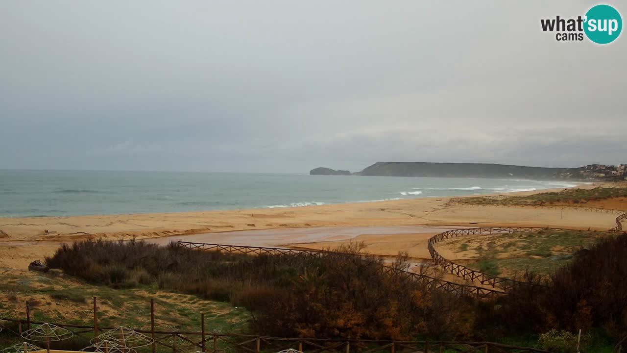 Webcam Torre dei Corsari – Liveblick auf den Strand von Punta Usai